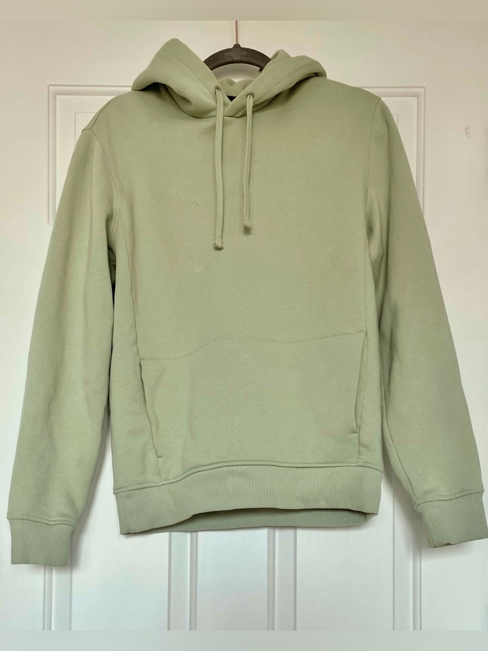 Everlane French Terry Hoodie in Pistachio Green Size S